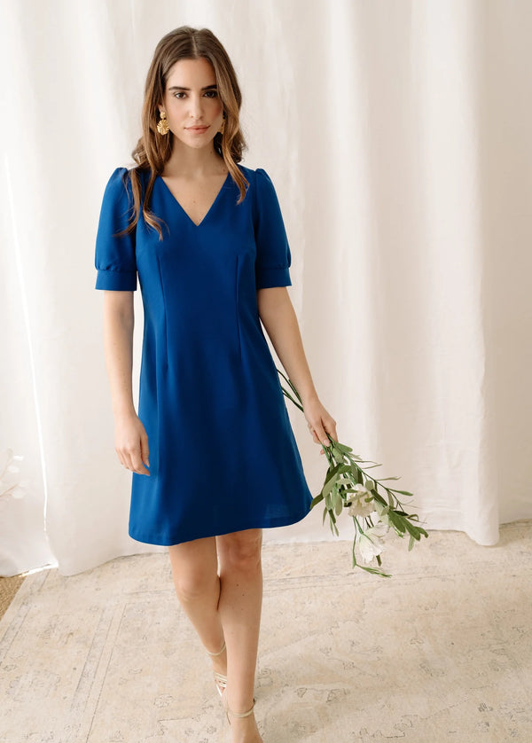 Prussian Blue Beryl Dress