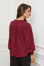 Blouse - Burgundy
