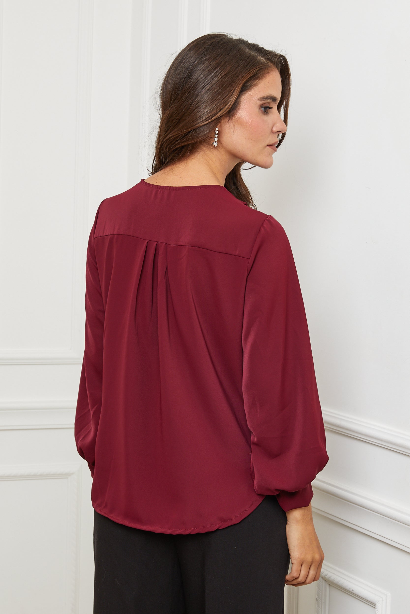 Blouse - Burgundy