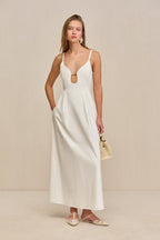Vestido Ellaria - Blanco roto