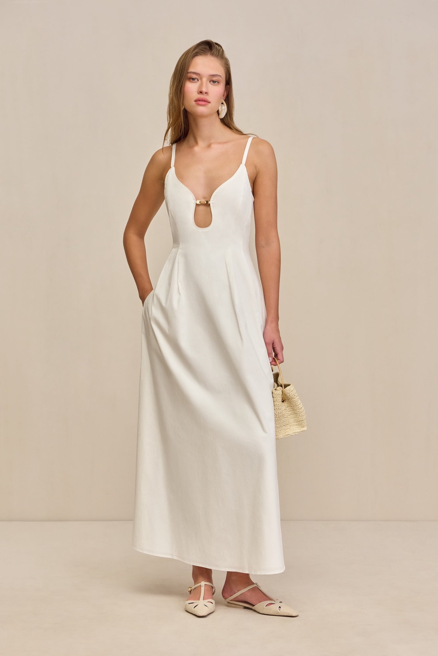 Vestido Ellaria - Blanco roto