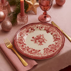 Faustine - Sæt Med 6 Flade Tallerkener - 26 cm - Porcelæn