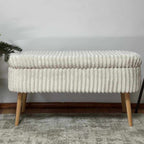 Oslo Linen - Pouf - Toscano Crème