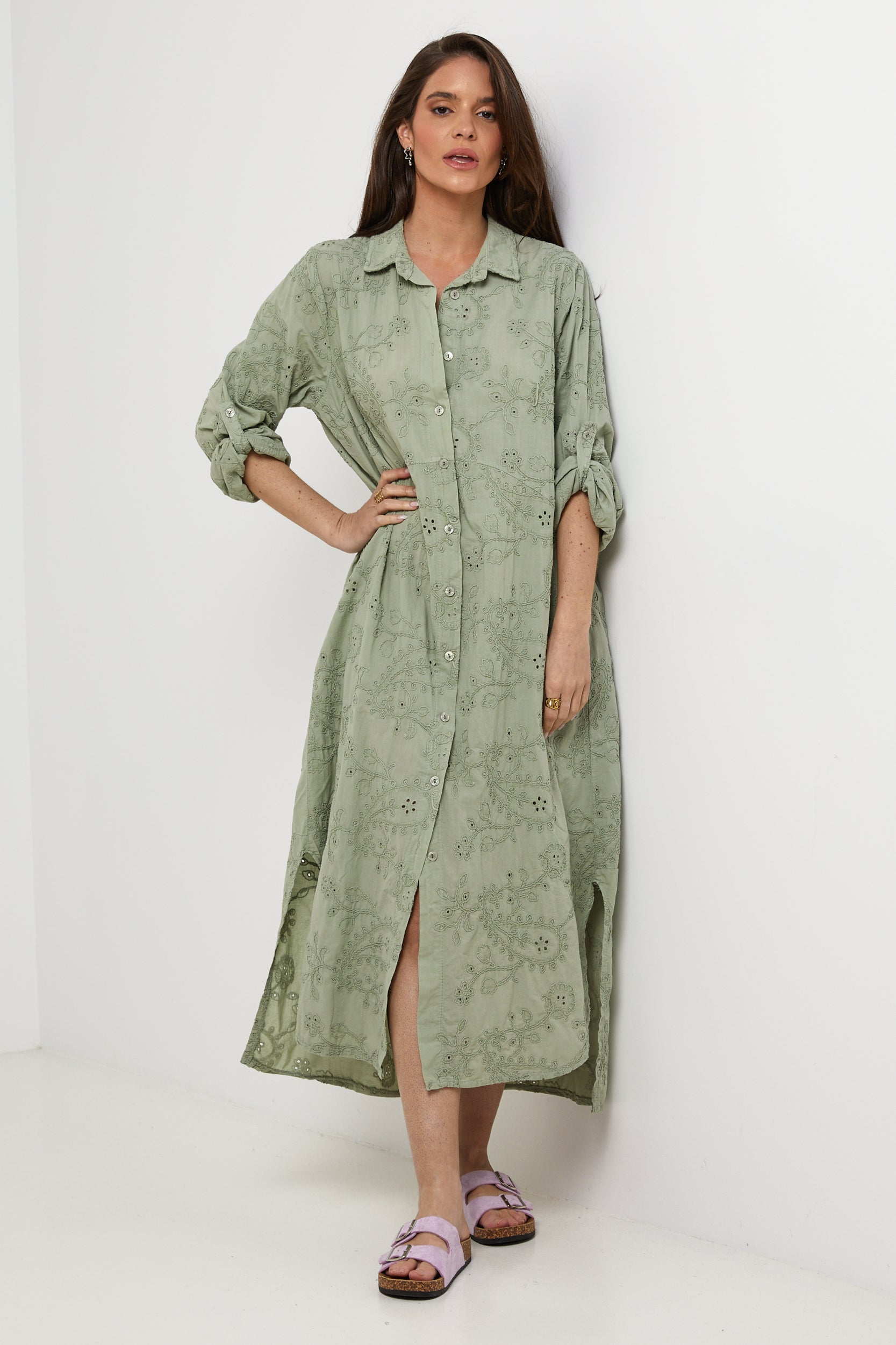 Robe - Kaki - Femme