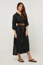 Robe - Noir - Femme