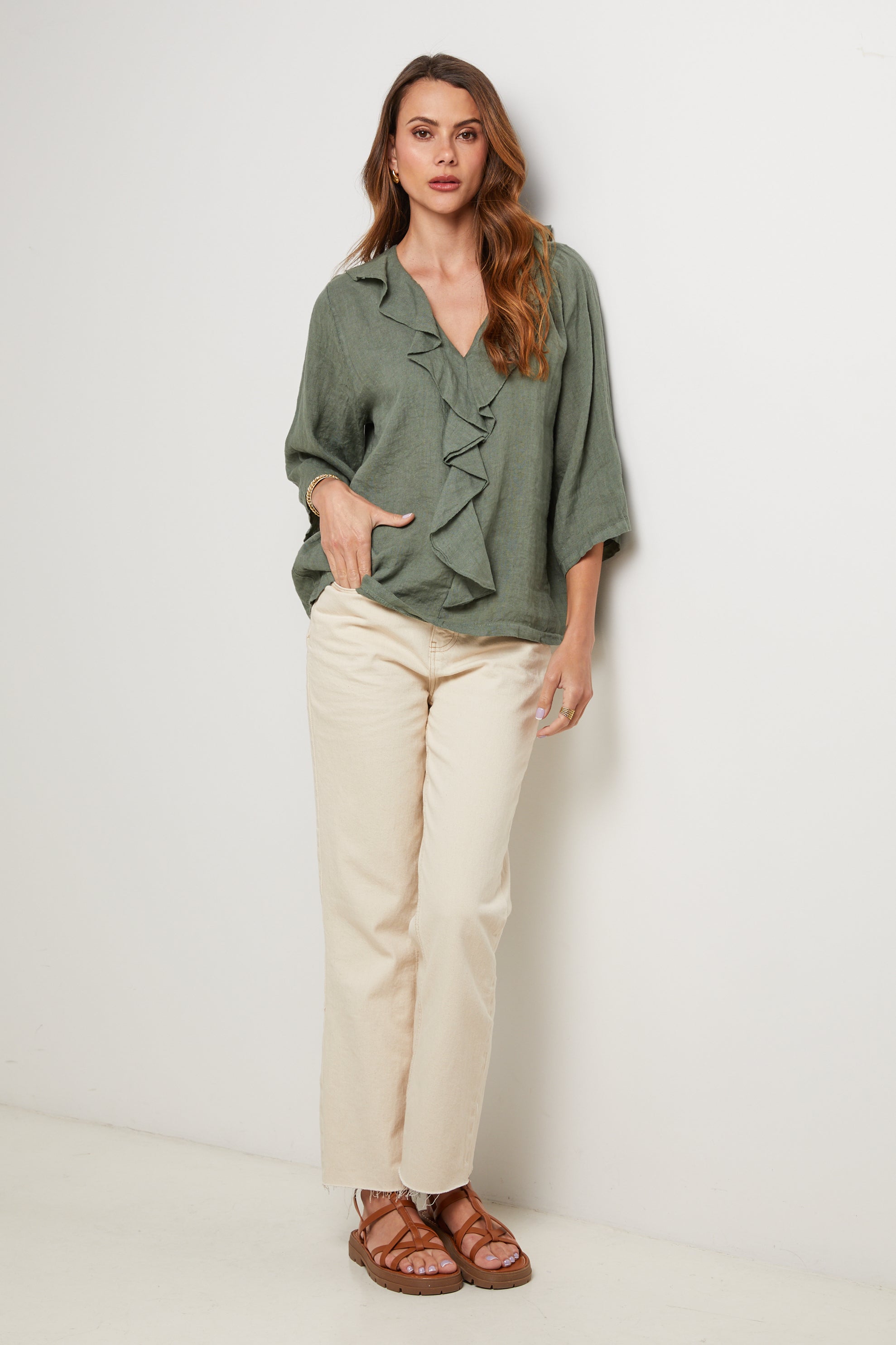 Top - Caqui - Mujer