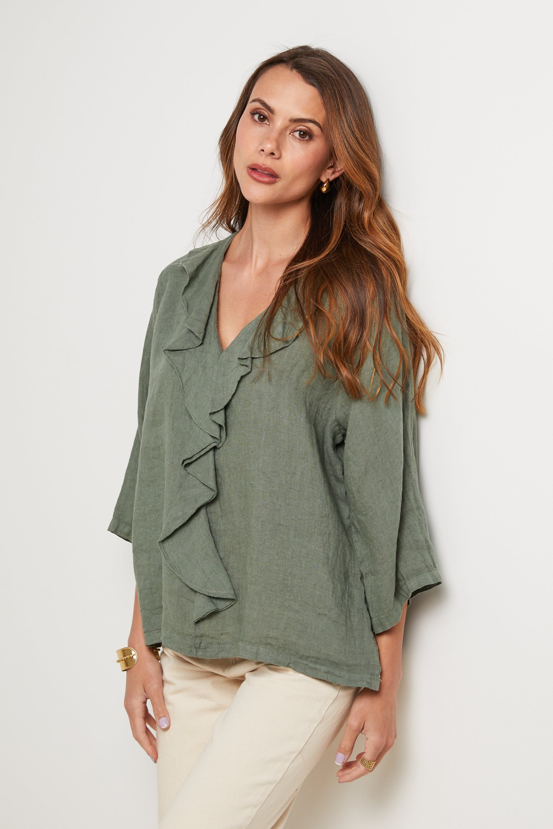 Top - Caqui - Mujer