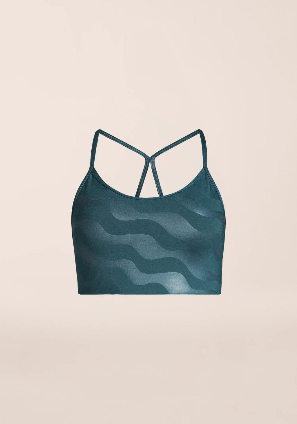 Reggiseno sportivo Sleek Strappy stampato - Ocean Geo