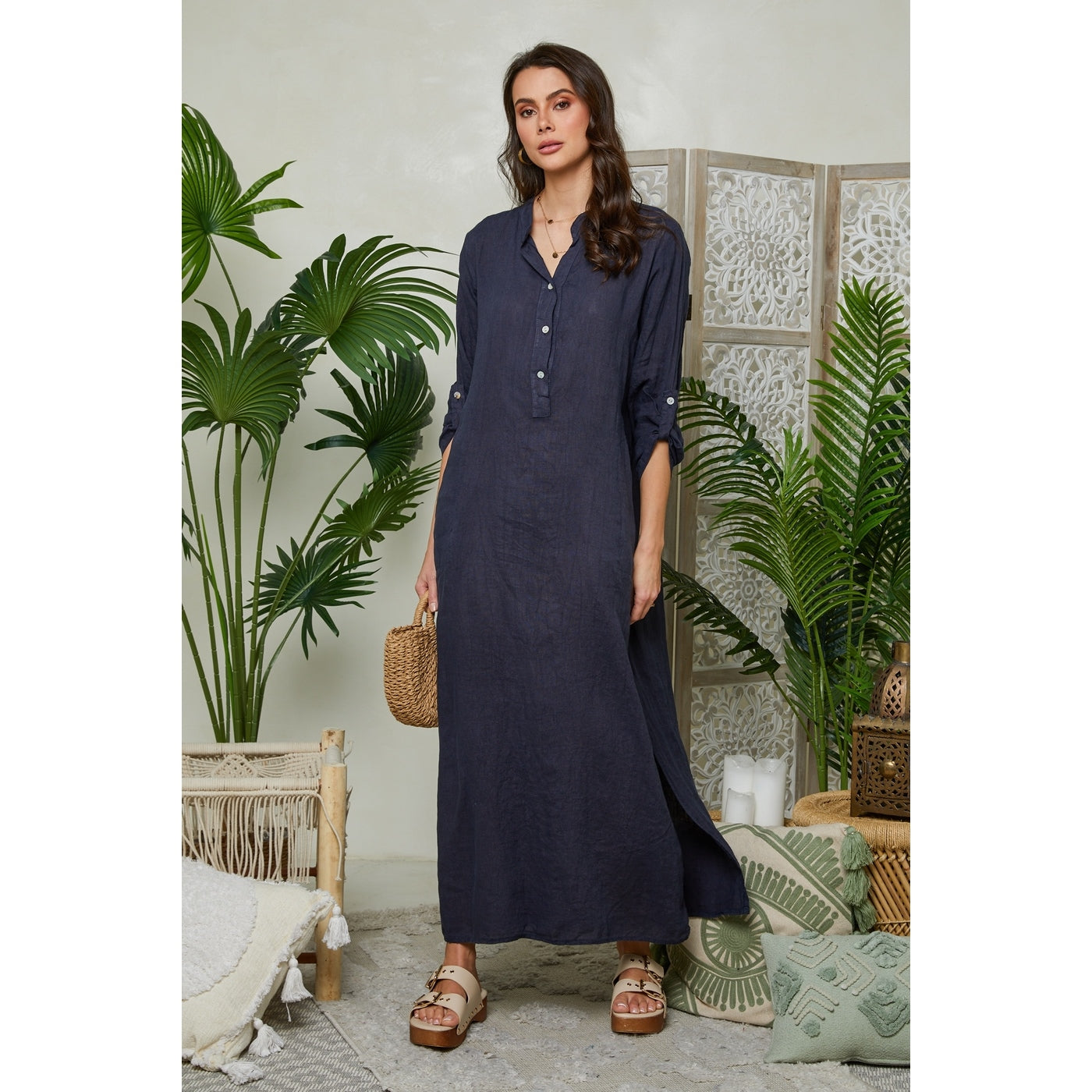 Vestido - Azul marino - Mujer
