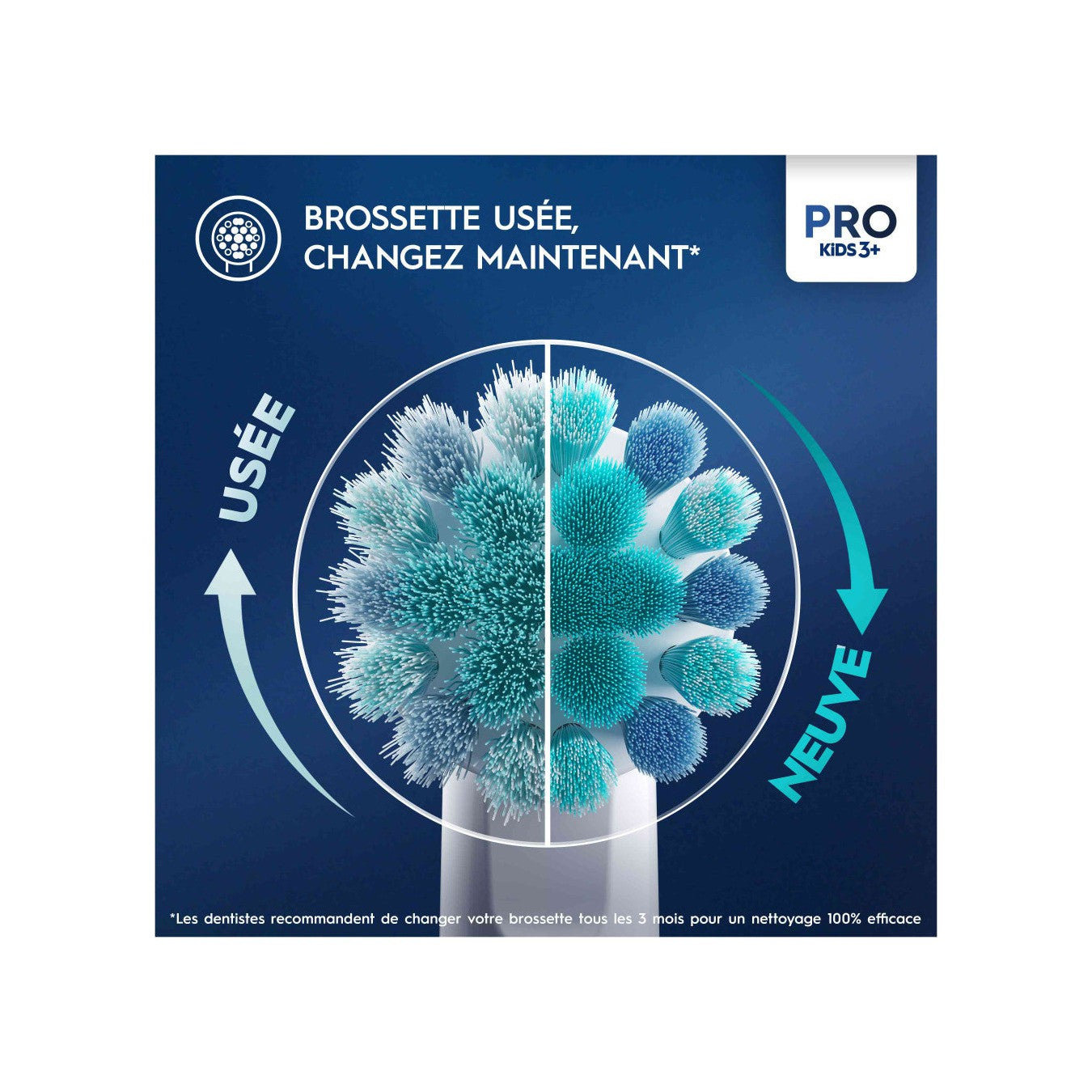 Oral-B Pro Kids Brush Heads Disney Frozen - 4 Brush Heads