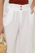 Trousers - White - Women