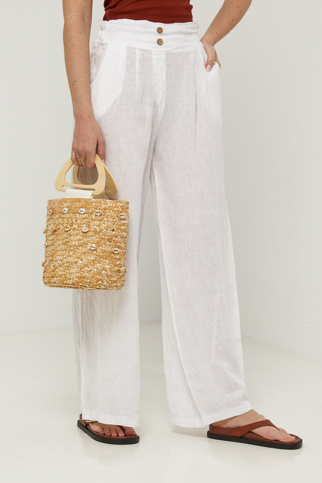 Trousers - White - Women