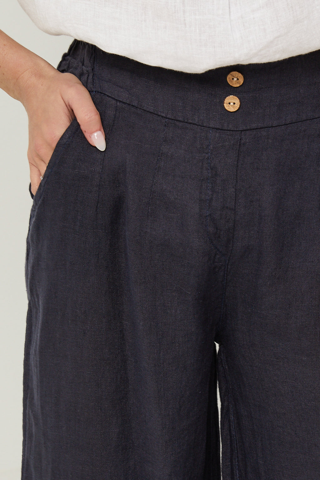 Trousers - Navy - Women