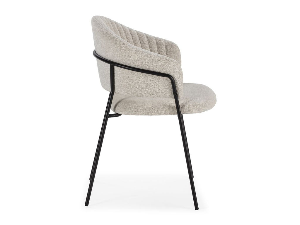 Lou - Set Of 2 Chairs - Textured Fabric
