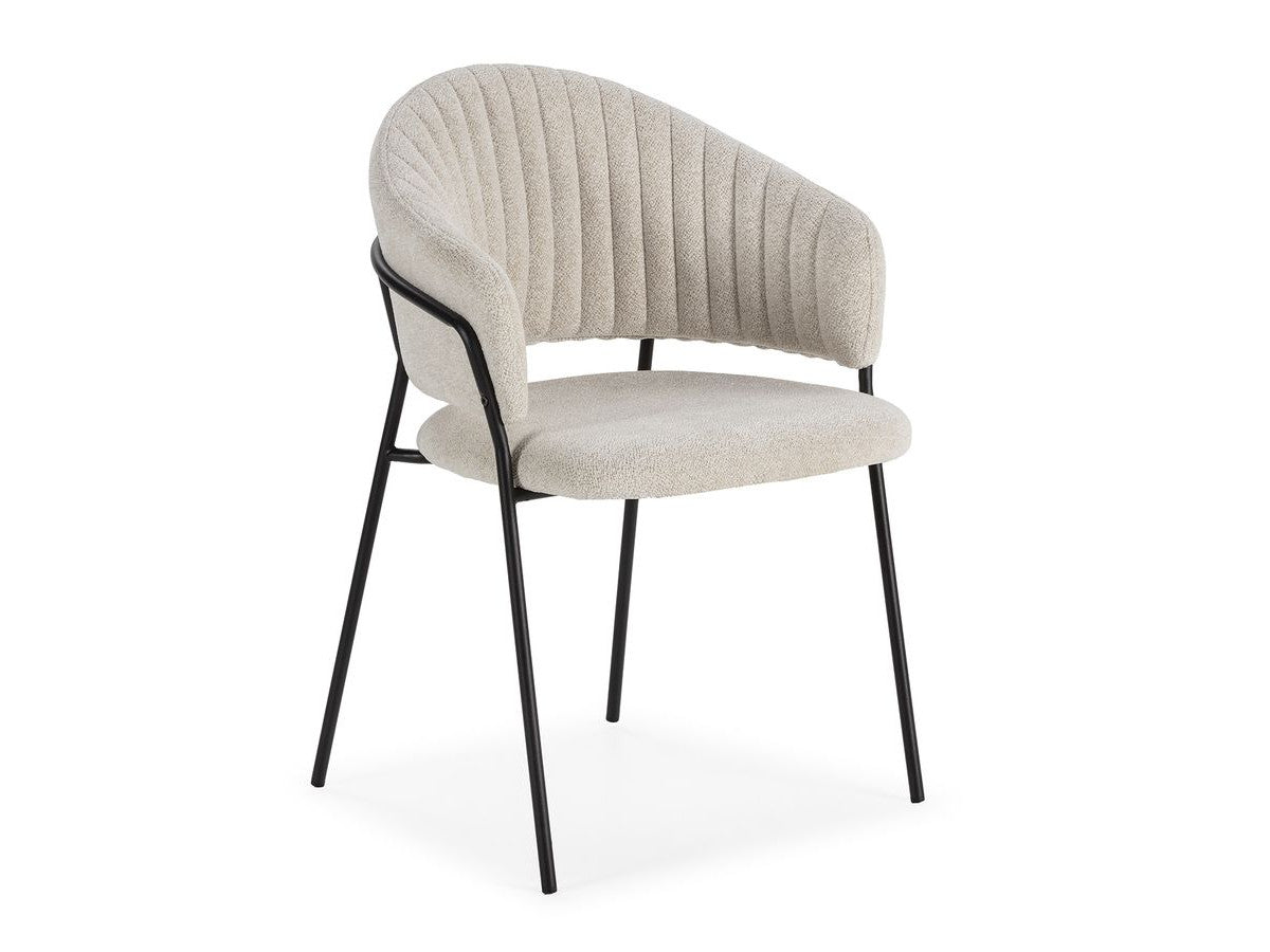 Lou - Set Of 2 Chairs - Textured Fabric