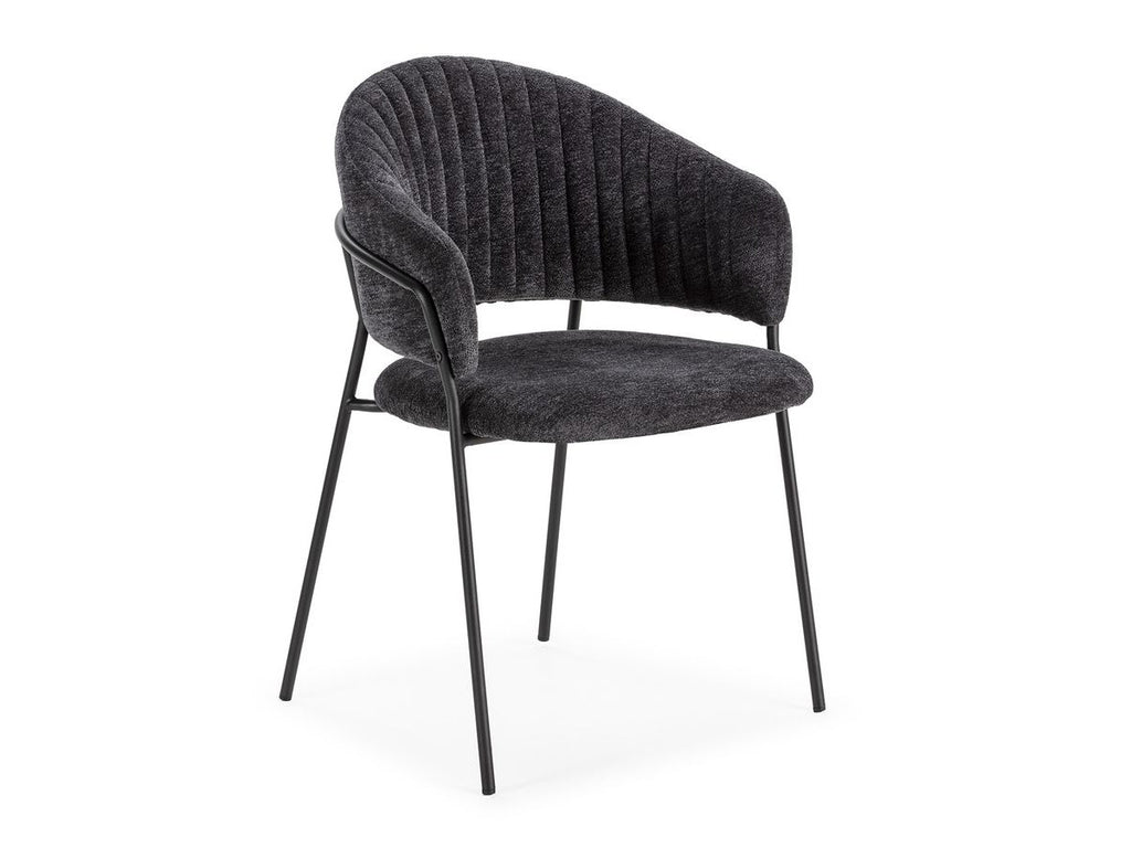 Lou - Set Of 2 Chairs - Textured Fabric