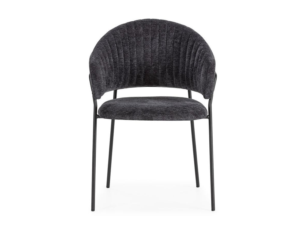 Lou - Set Of 2 Chairs - Textured Fabric