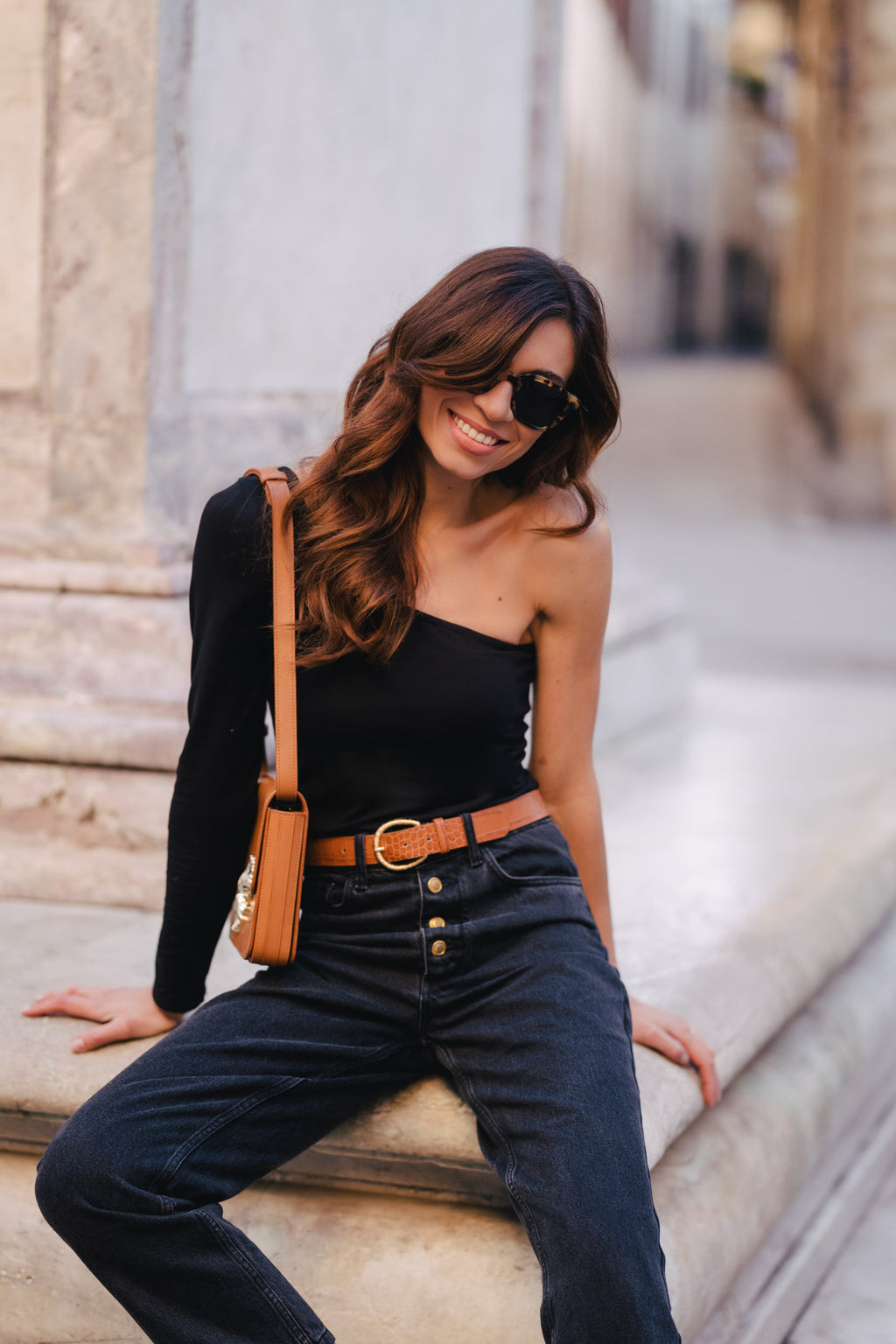 Top Lucy Jersey Noir