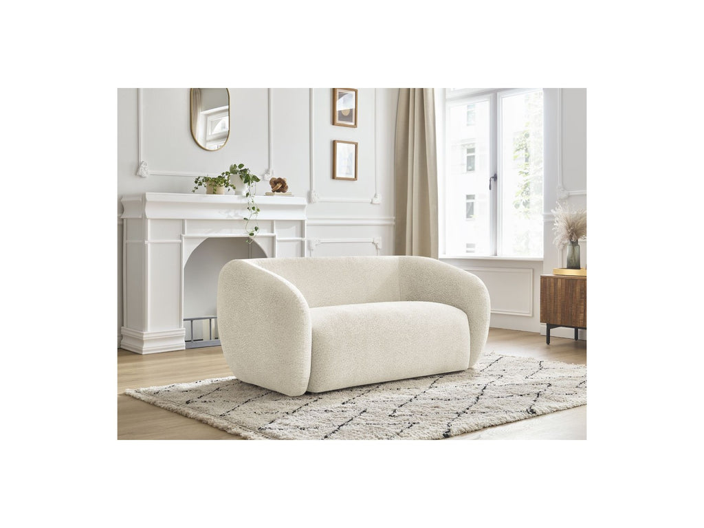 Celine - Fixed Straight 2-Seater Sofa - Textured Fabric