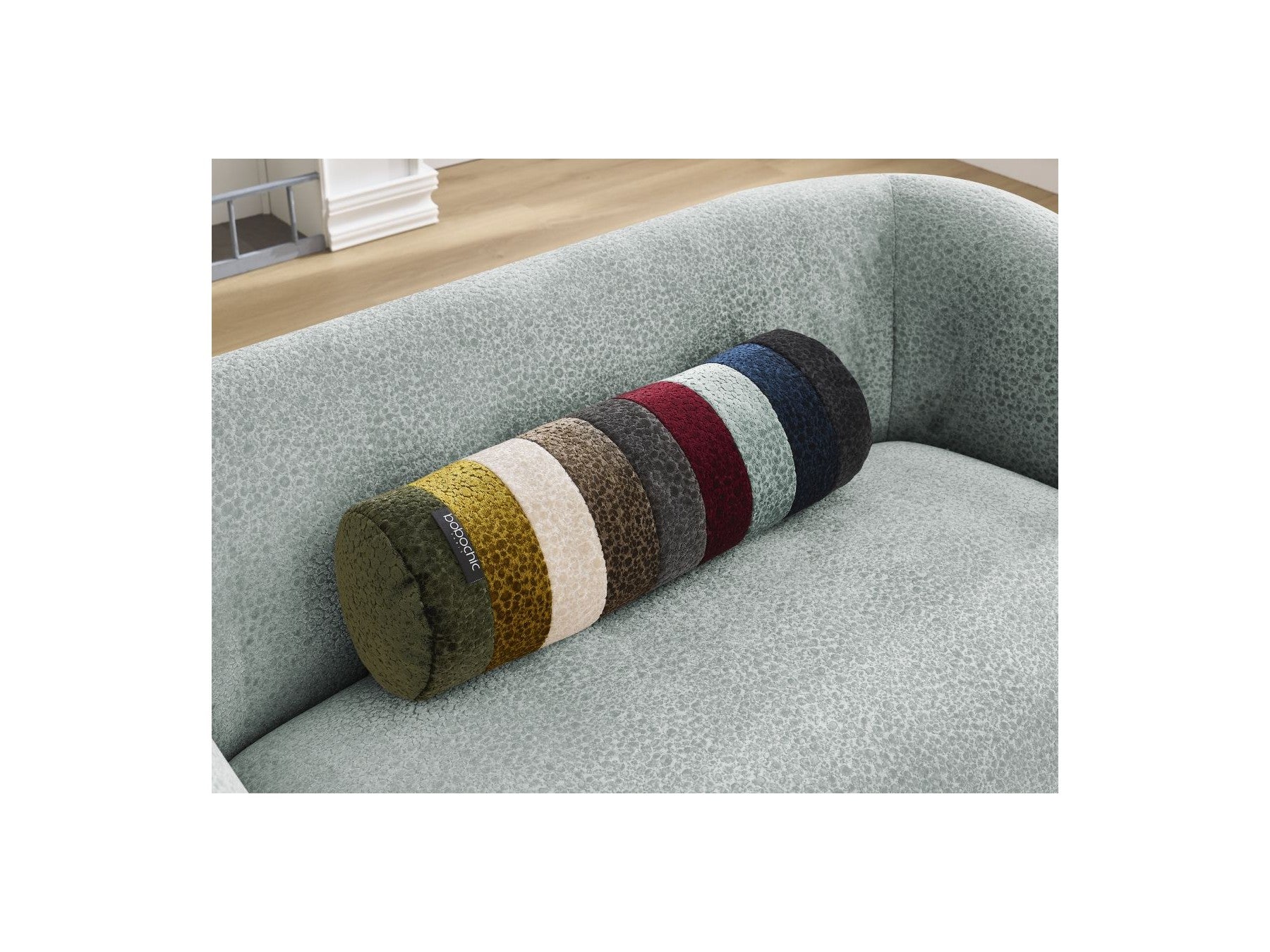 Celine - Fixed Straight 2-Seater Sofa - Textured Fabric