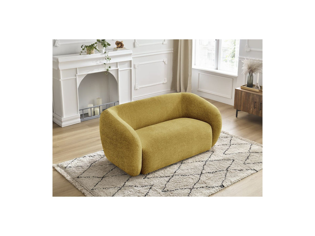Celine - Fixed Straight 2-Seater Sofa - Textured Fabric