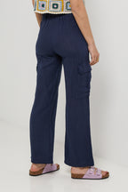 Trousers - Navy - Women