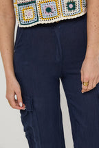 Trousers - Navy - Women