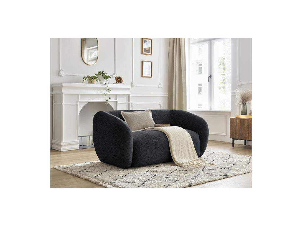 Celine - Fixed Straight 2-Seater Sofa - Textured Fabric