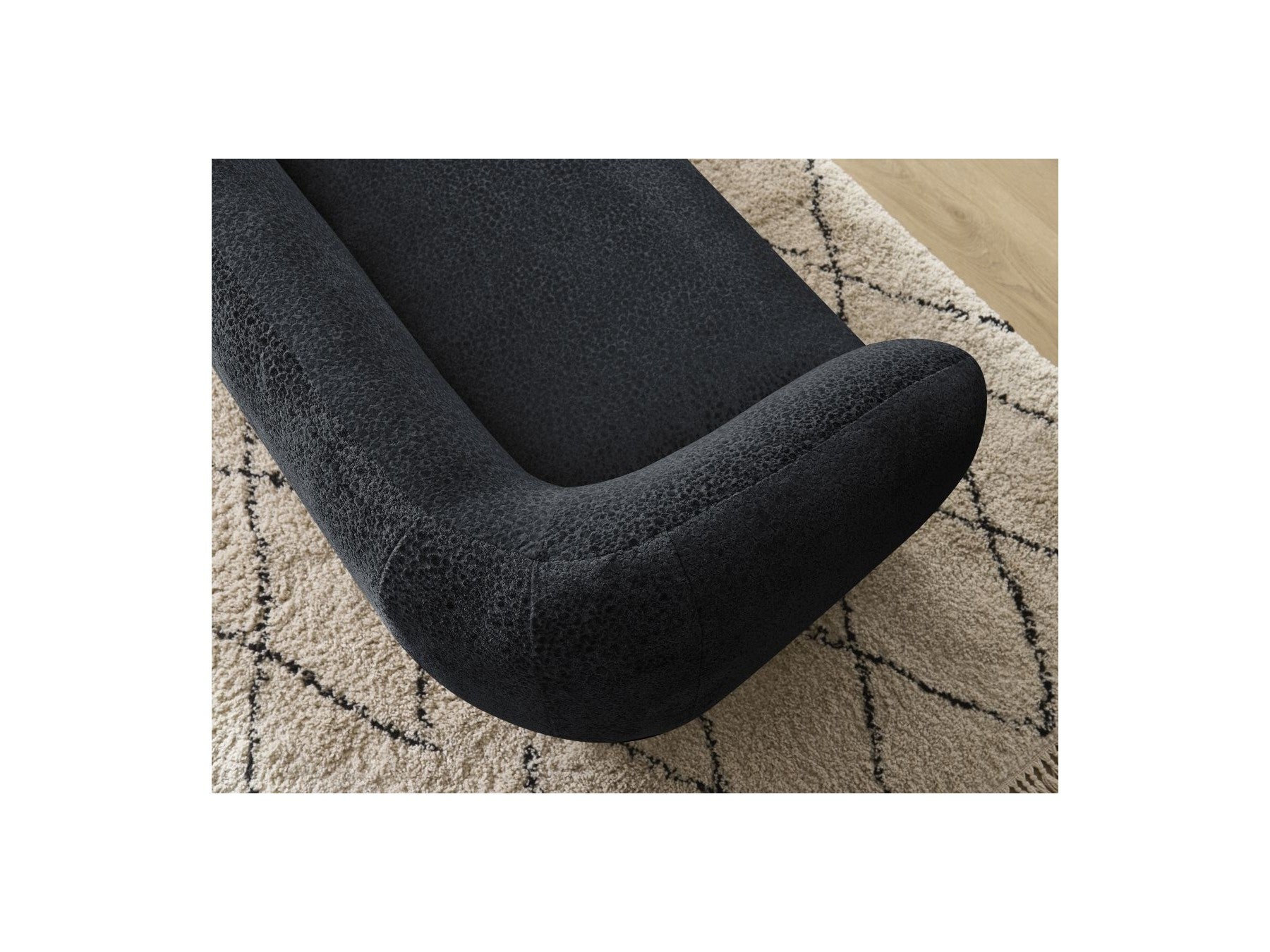 Celine - Fixed Straight 2-Seater Sofa - Textured Fabric