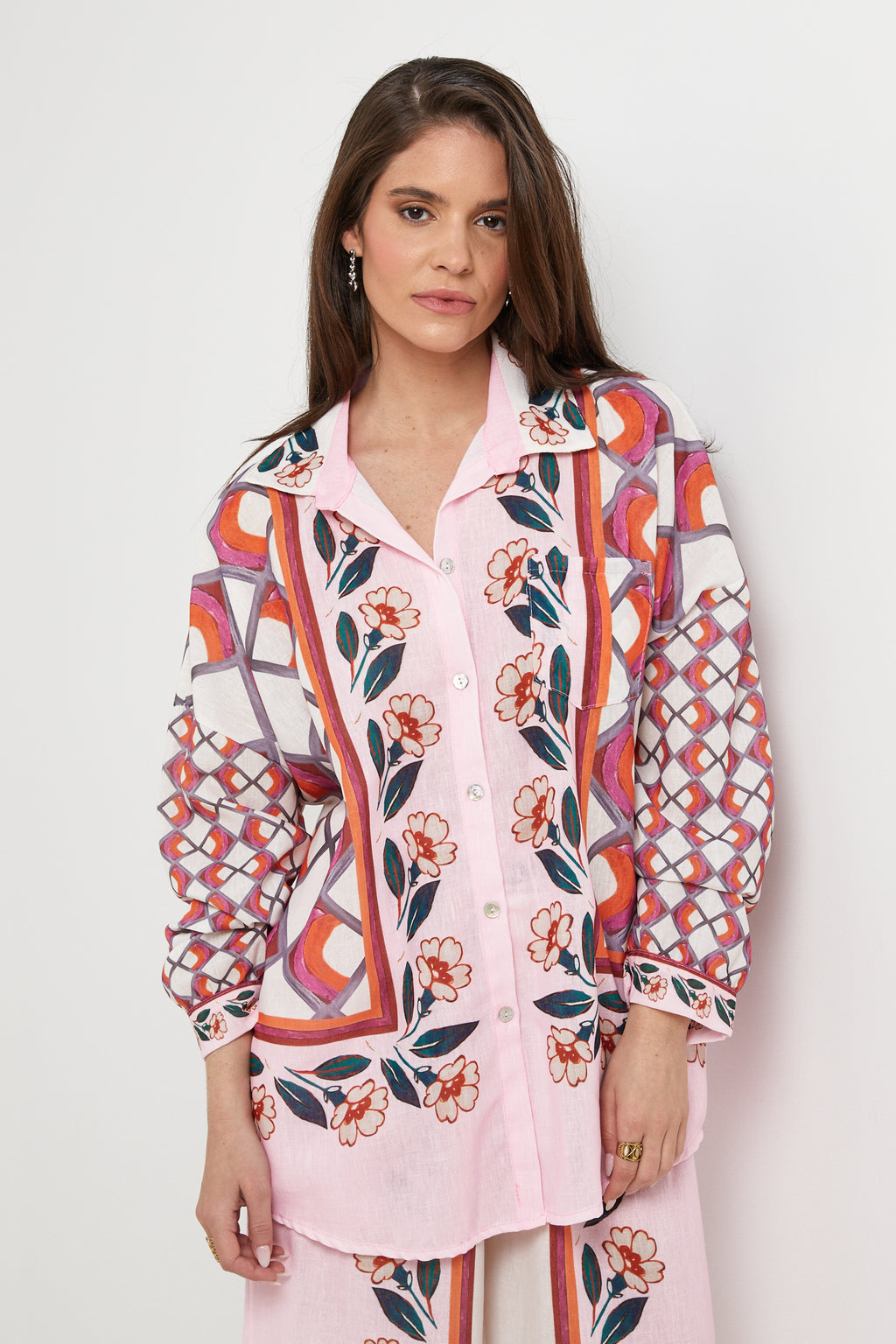 Chemise - Rose - Femme