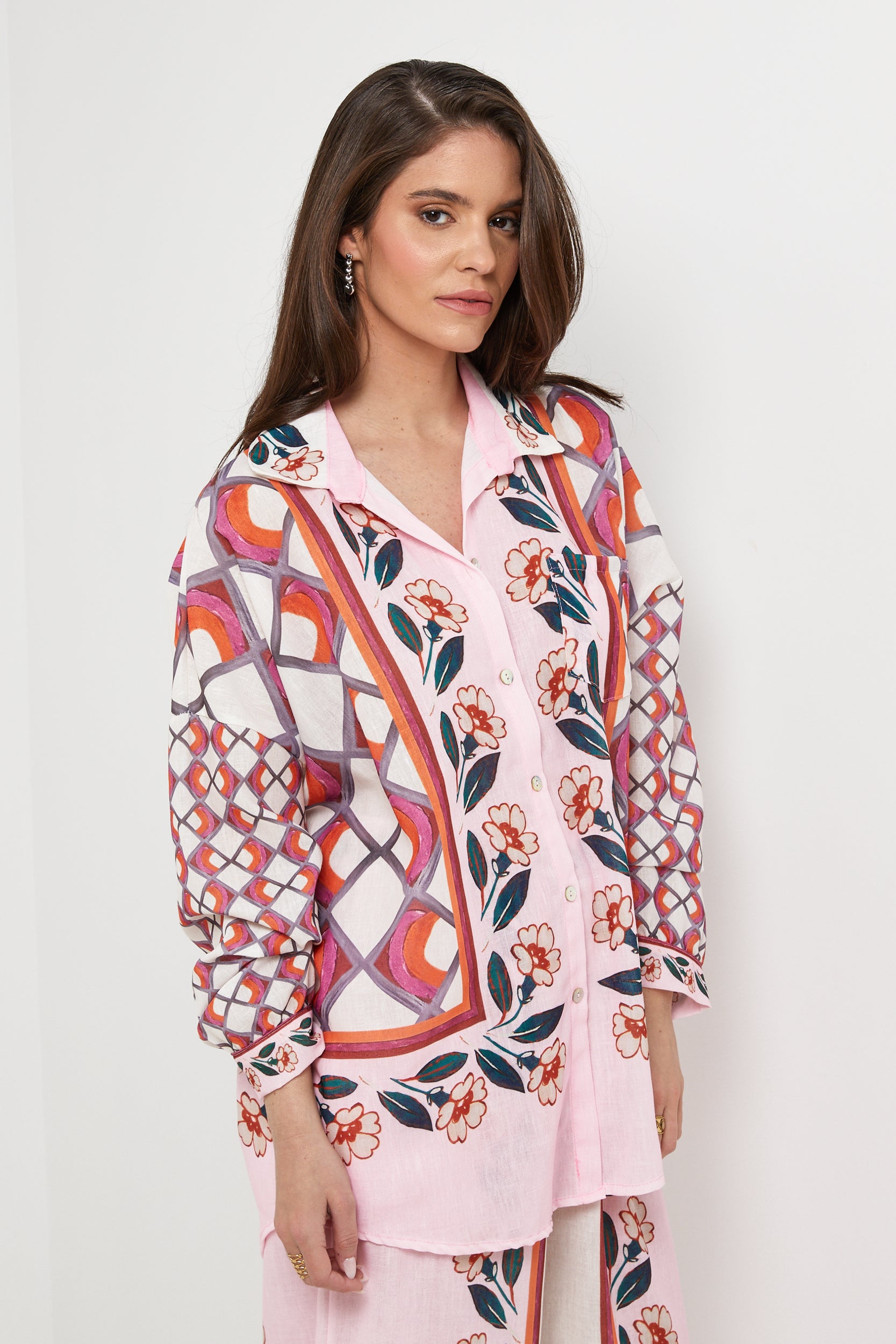 Chemise - Rose - Femme