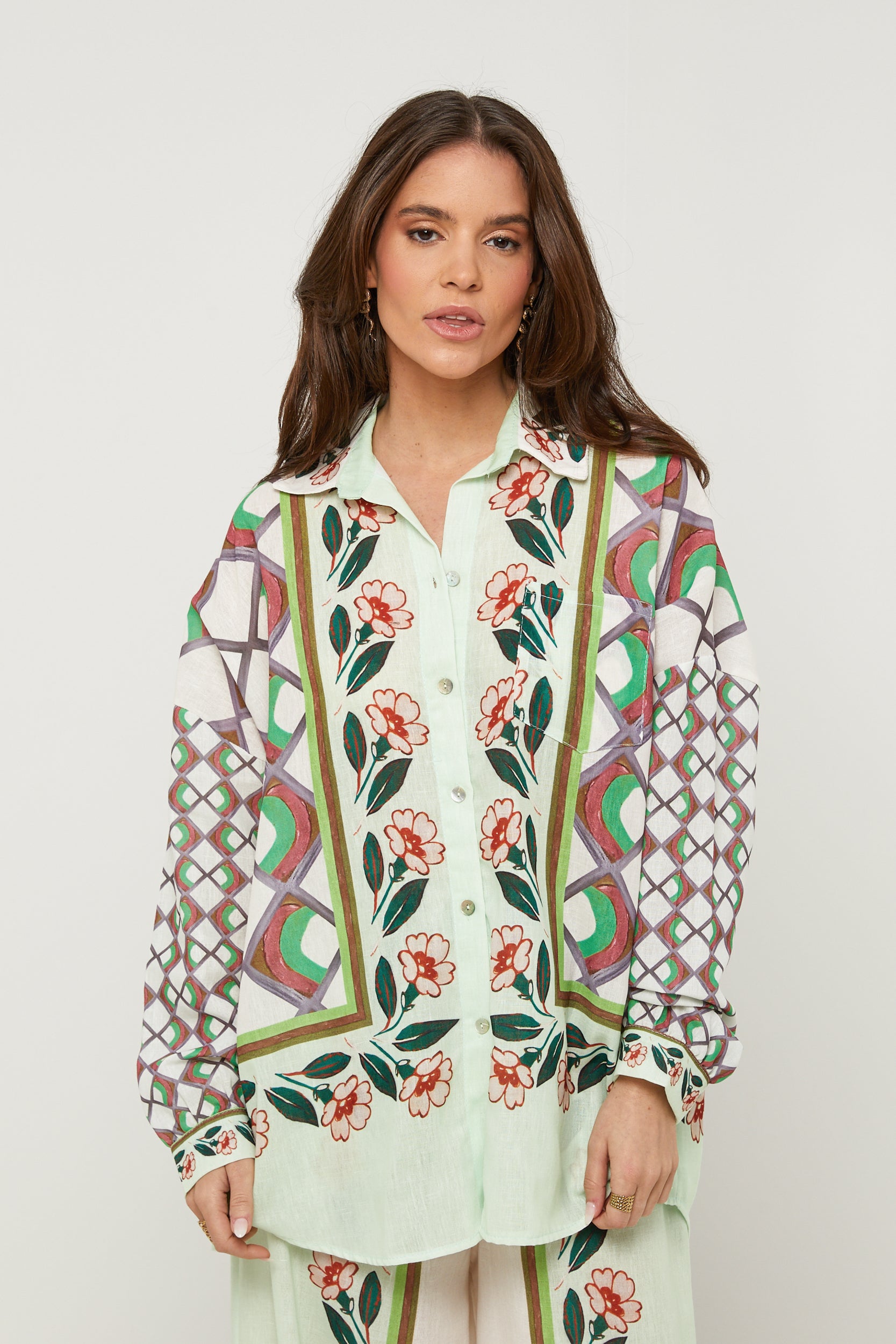 Chemise - Vert - Femme