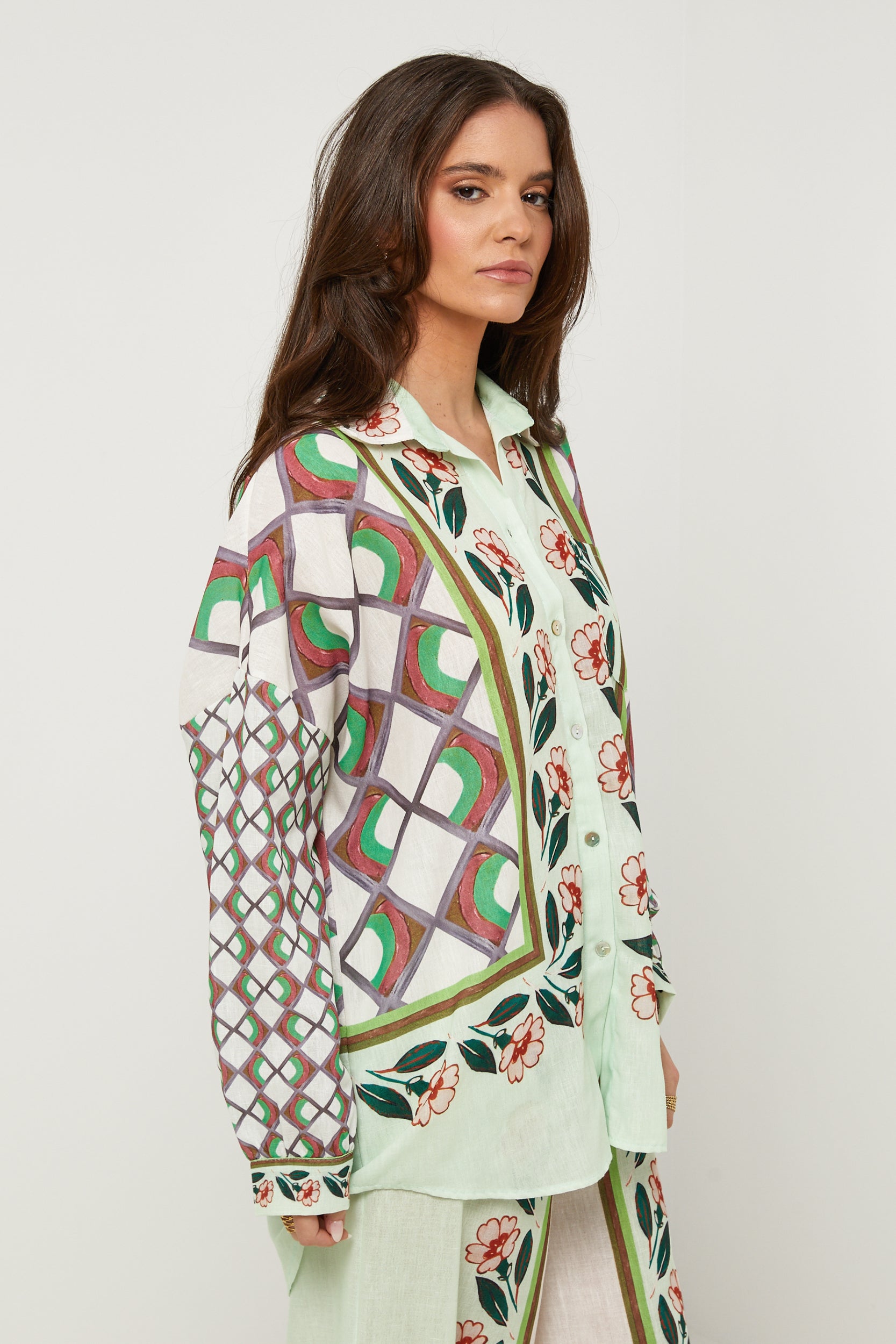 Chemise - Vert - Femme