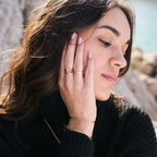 Green Drop Ring