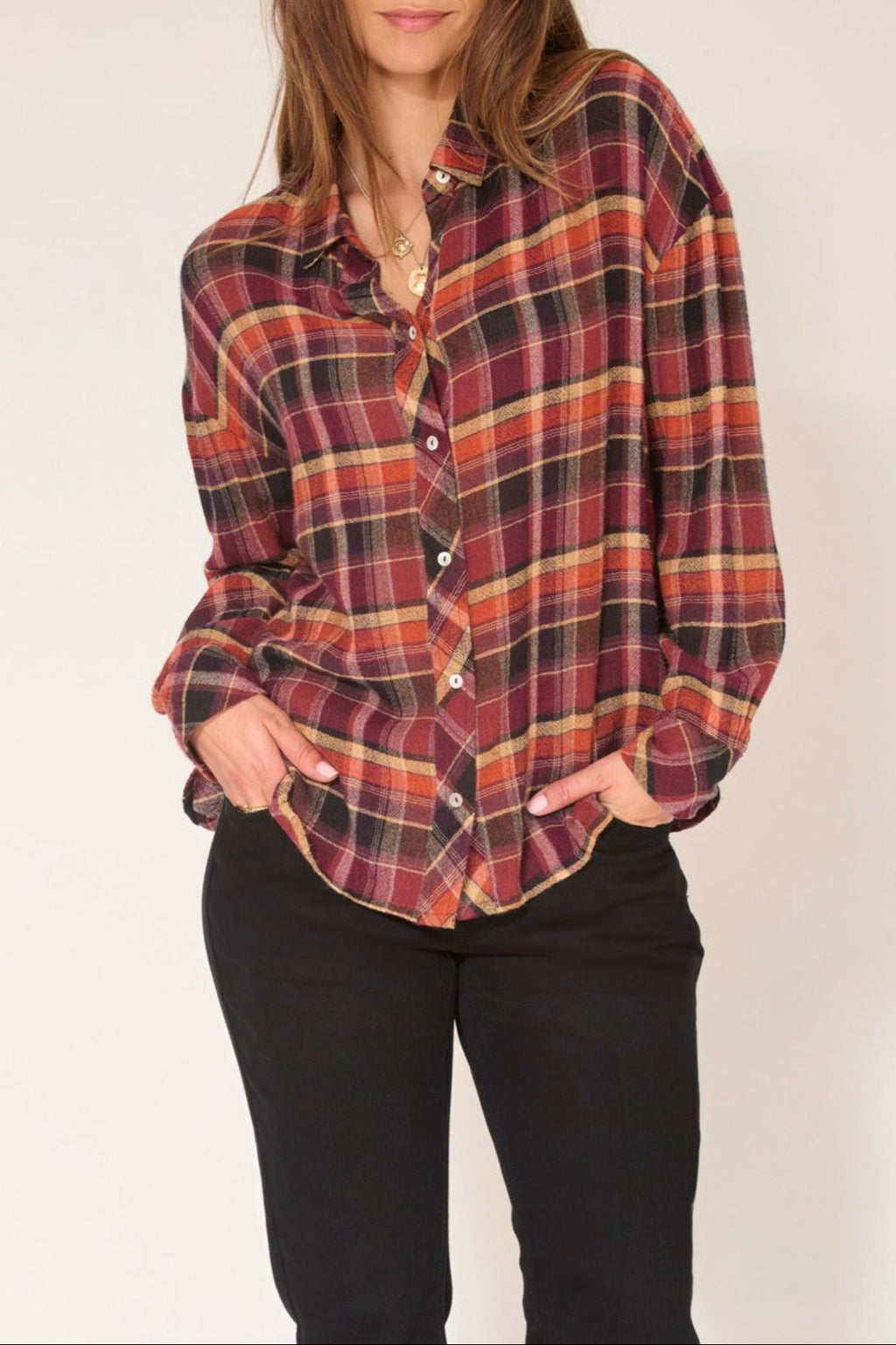 Blusa Curitiba - Burdeos