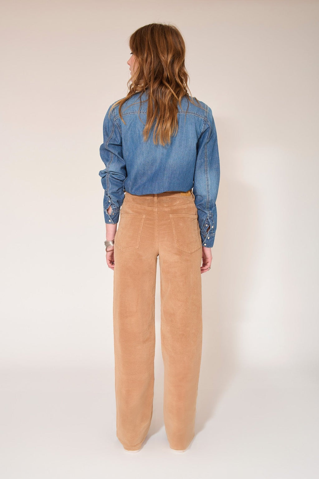 Perrine Soft Corduroy Trousers - Ocean