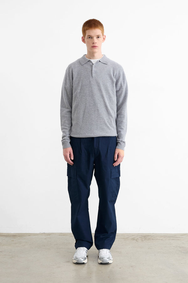 Uldpolo Grey Melange