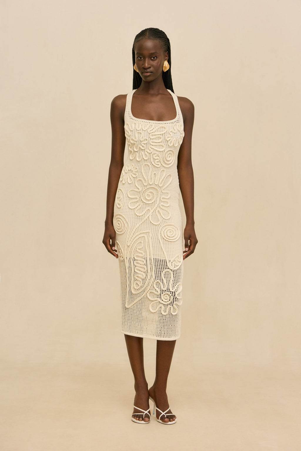 Vestido Nissa - Blanco roto