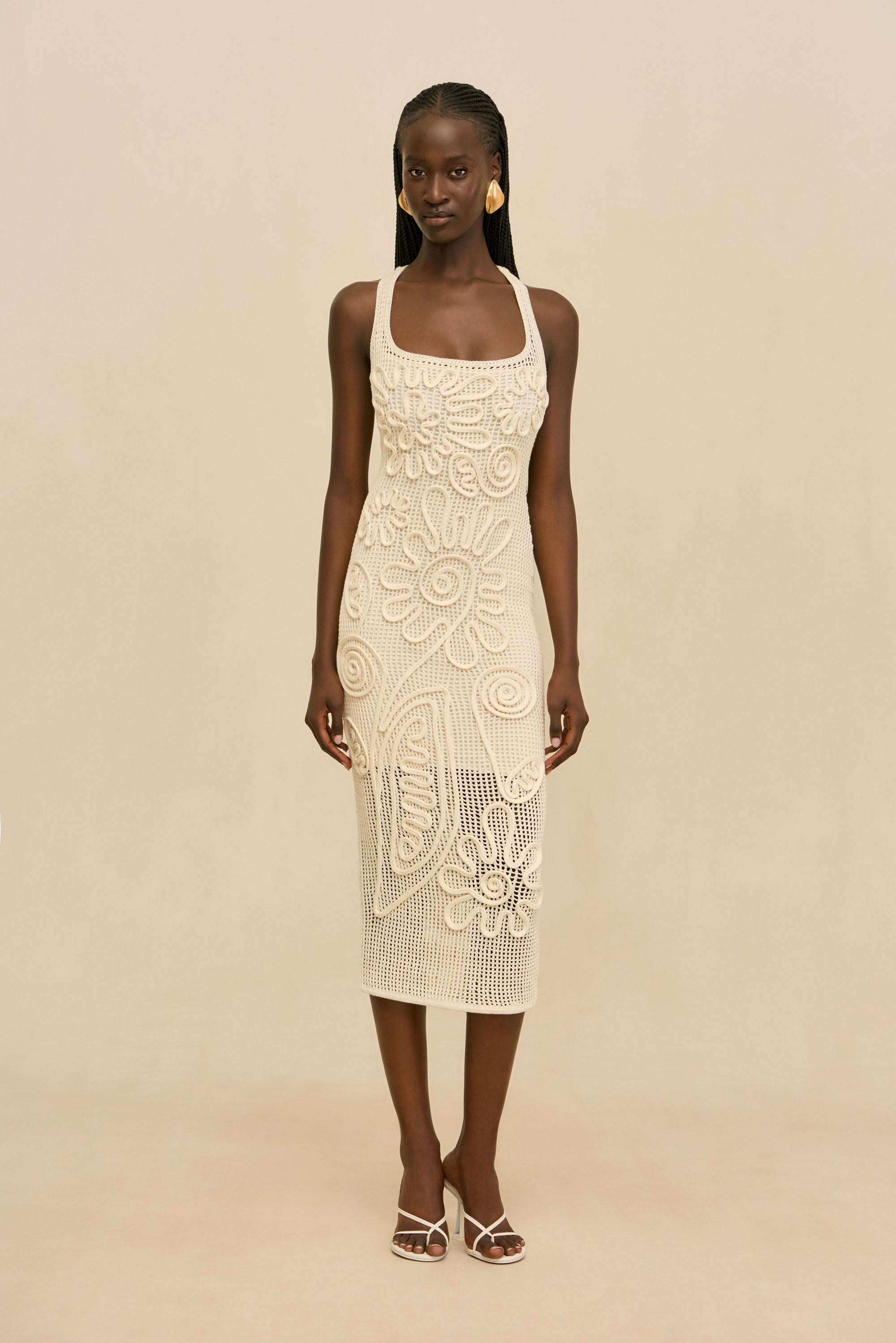 Vestido Nissa - Blanco roto