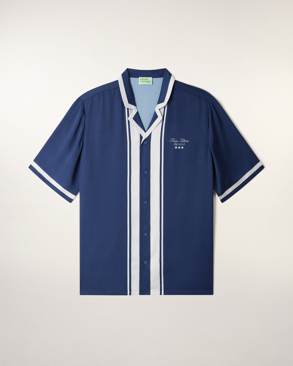 Camisa estilo bolos de manga corta
