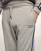 Wide Joggers With Bands And Embroidery