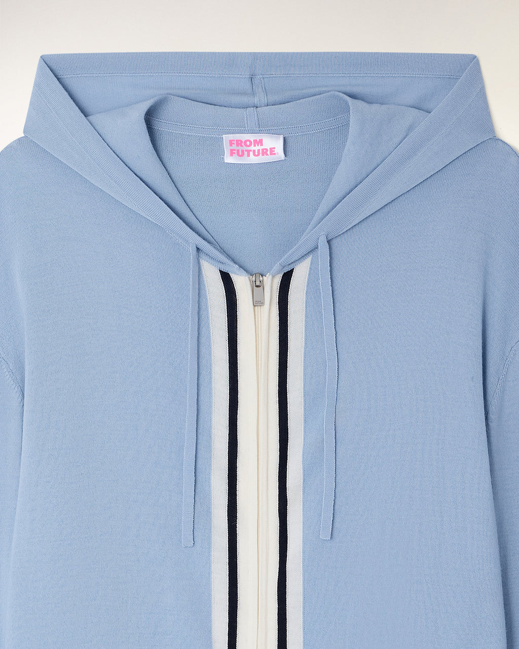 Pull Hoodie Bandes Contrastées