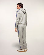 Sweatshirt Hoodie À Bandes Et Broderies