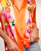 Frieze Print Short Sleeve Shirt