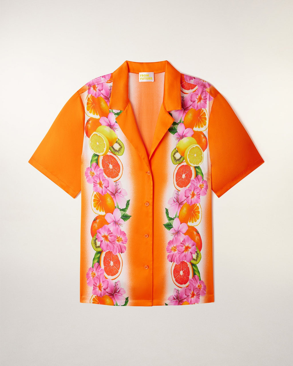Frieze Print Short Sleeve Shirt