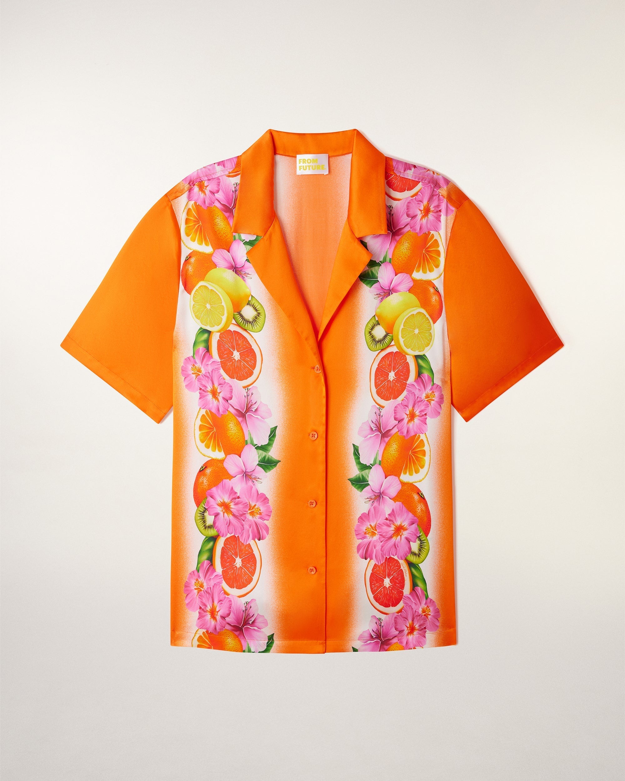Frieze Print Short Sleeve Shirt