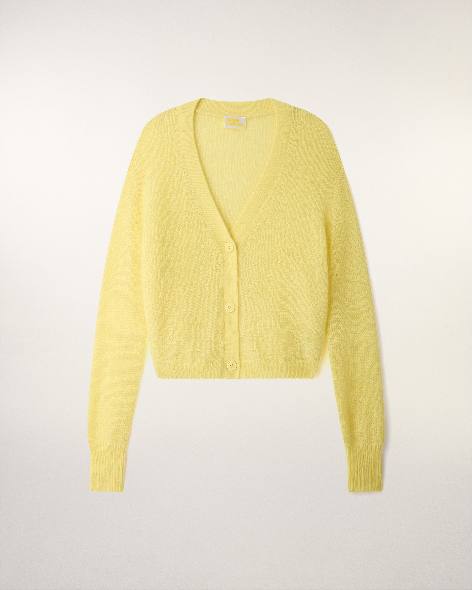 Pull Cardigan En Mohair