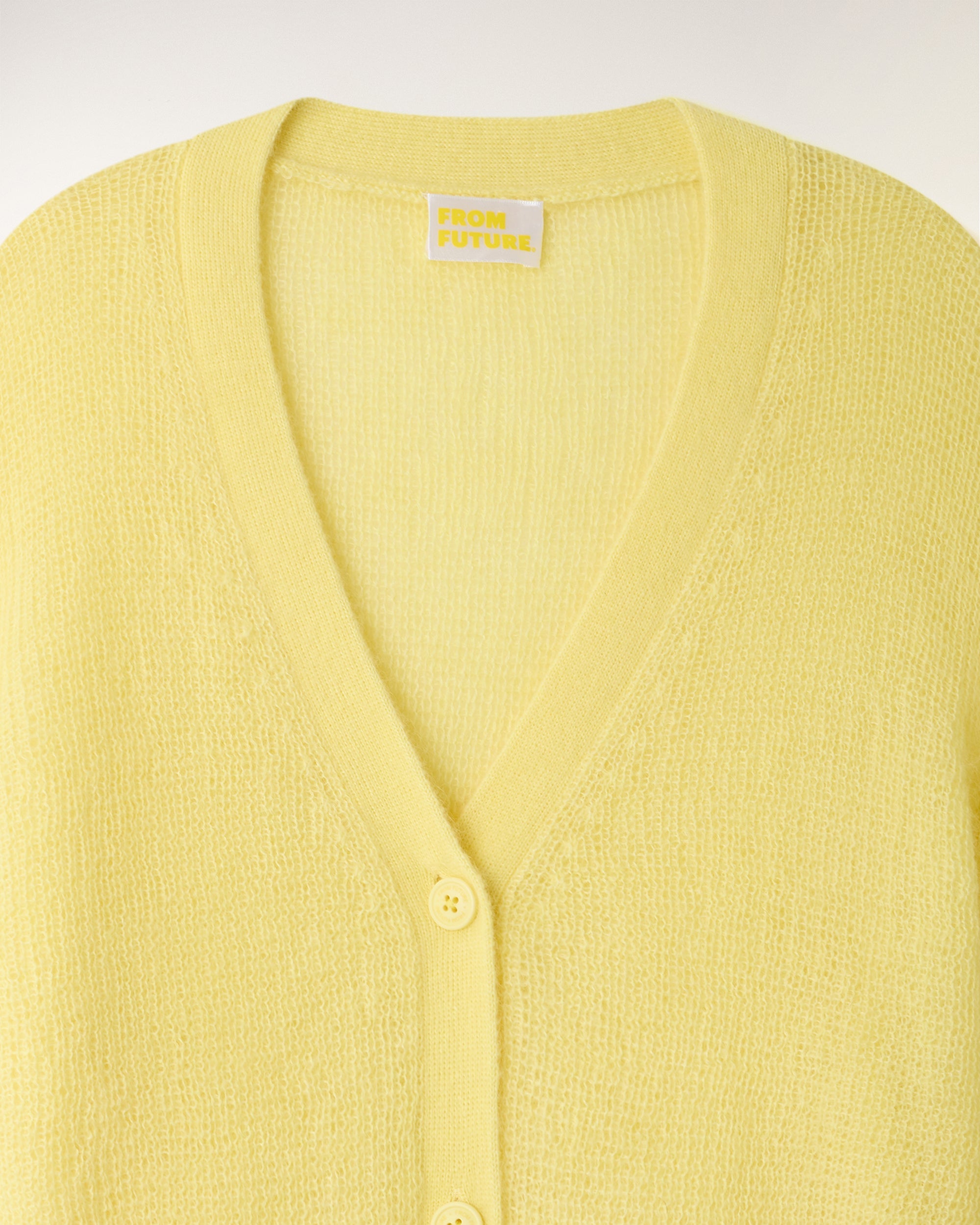 Pull Cardigan En Mohair