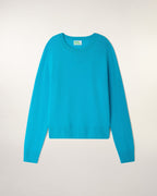 Embossed Logo Round Neck Sweater