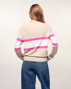 Jersey Cuello Redondo Rayas Tricolores